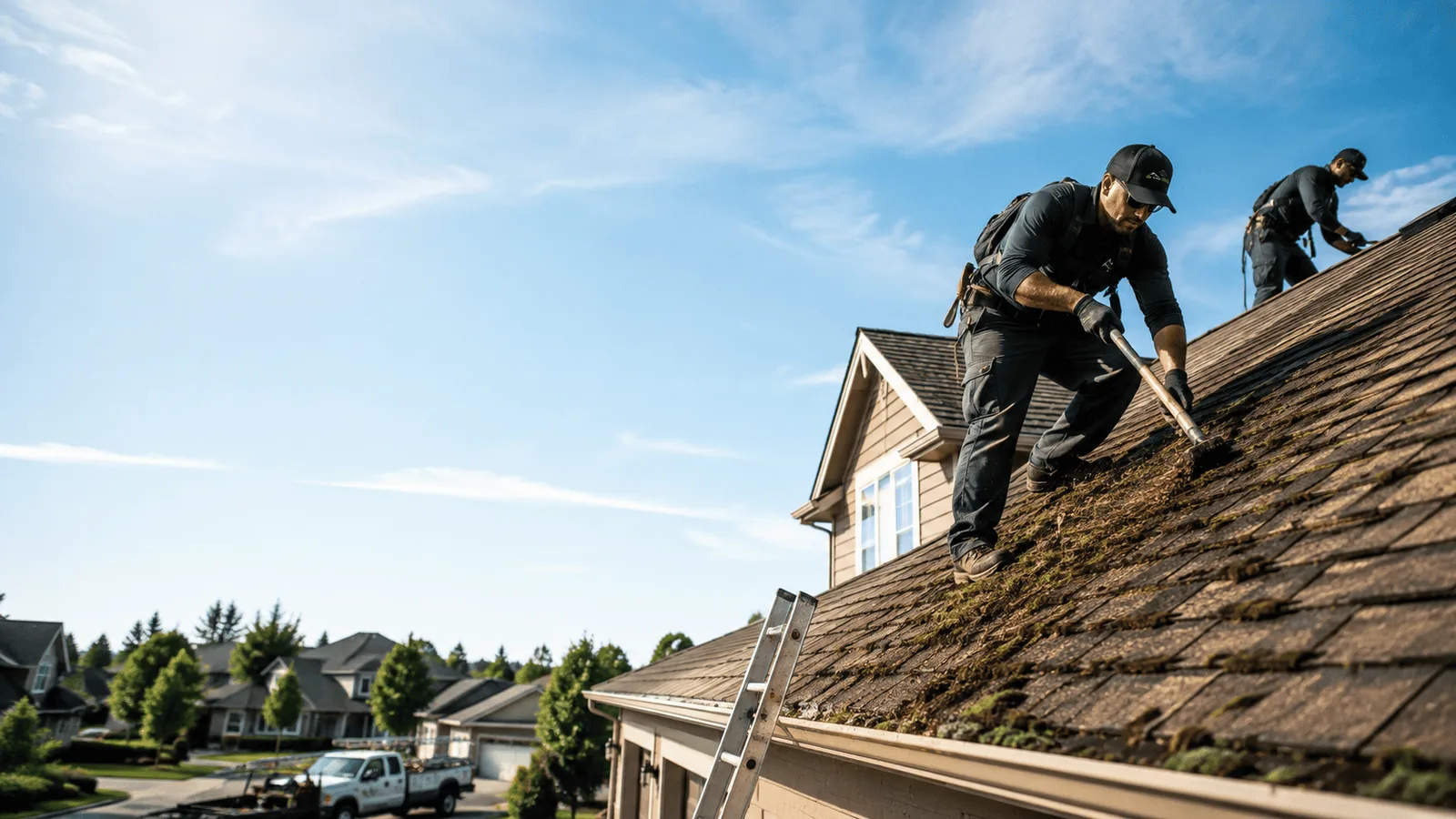 Roof Moss Removal in Decker, MI near me